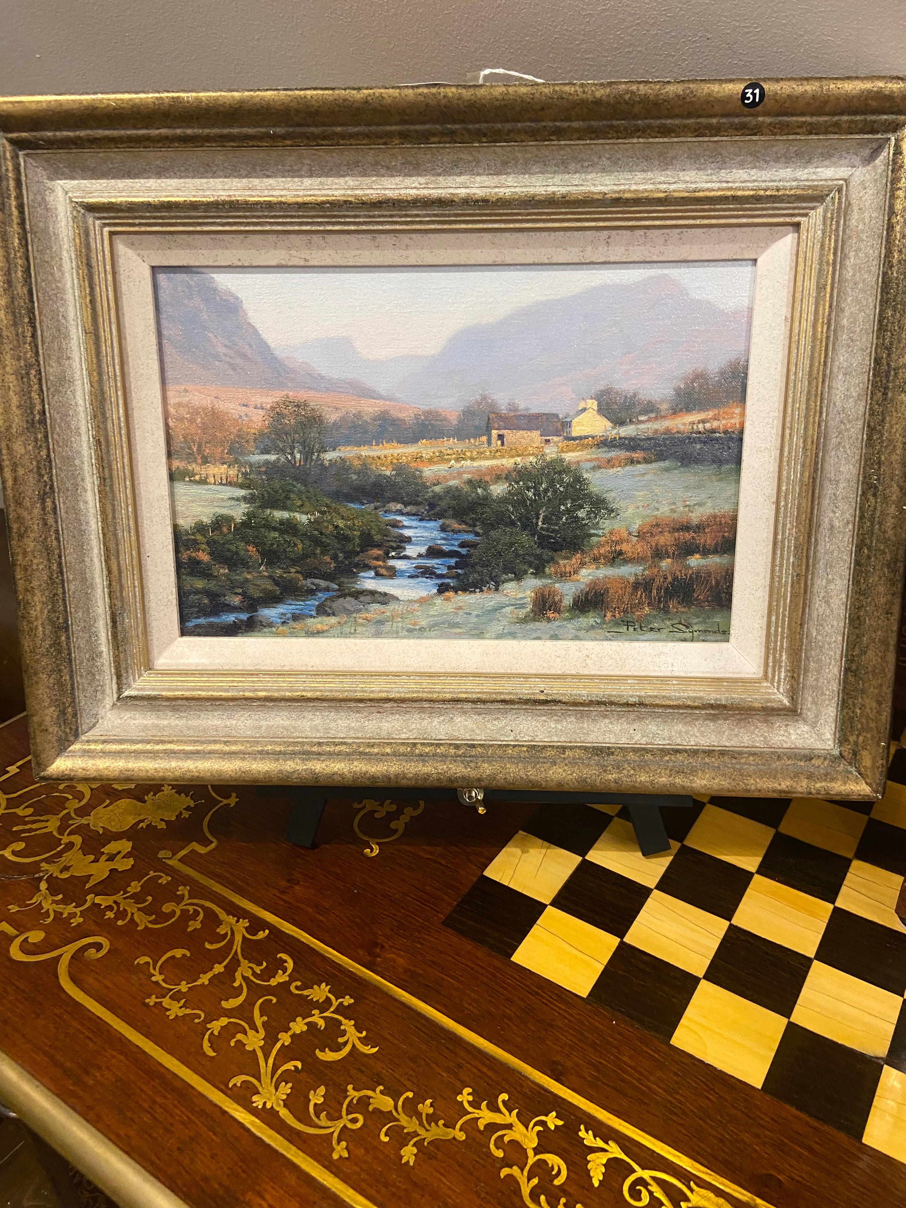 Original oil on canvas Landscape Painting by Peter Symonds