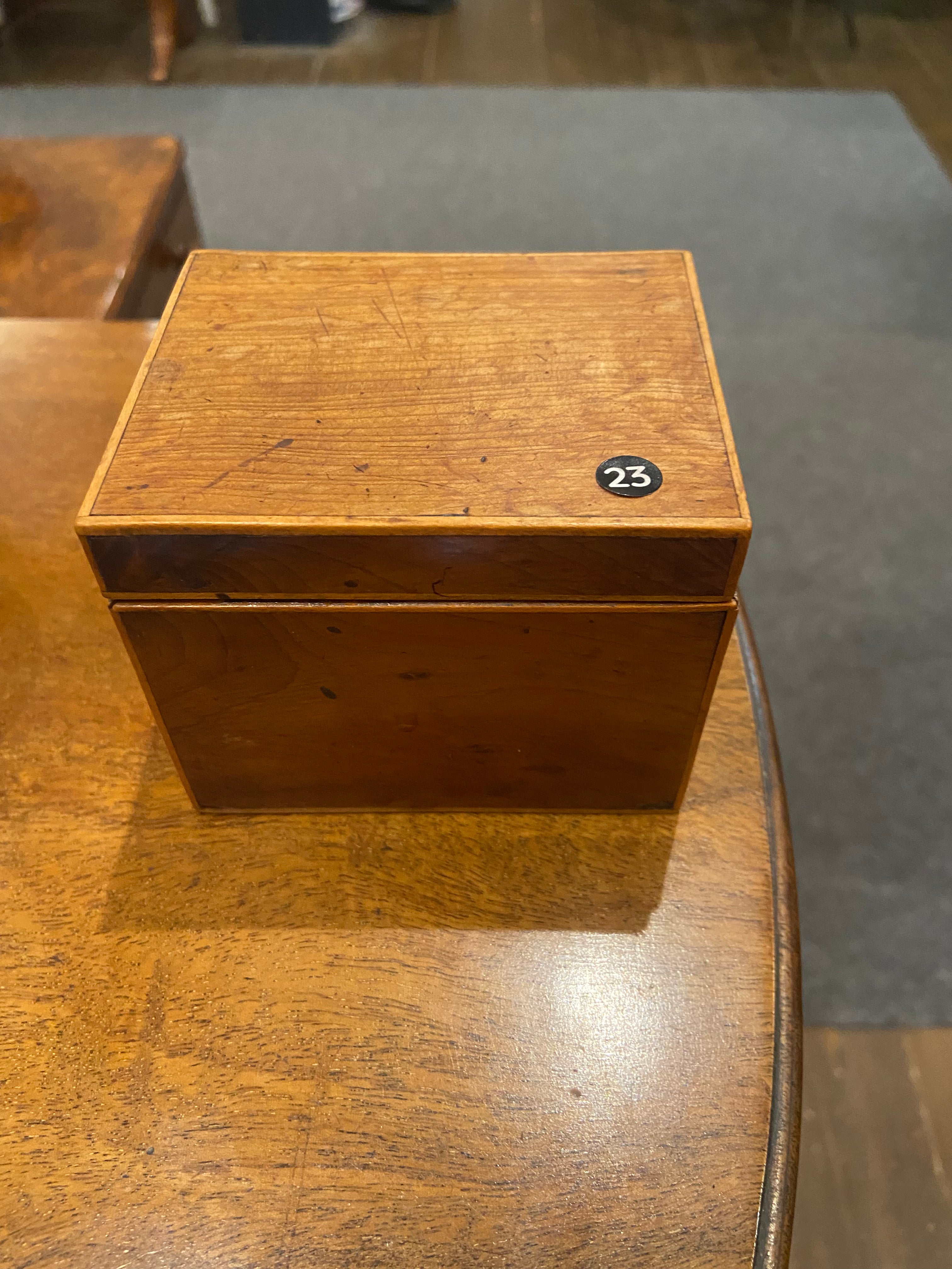 Small Antique Curio Box