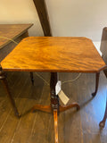 Victorian Square Tripod Occasional Table