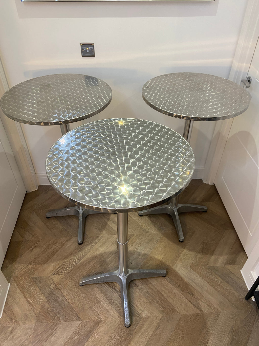 Set of 3 Bar-Height Tables