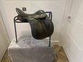 Huntsman Black Leather Saddle with Saddle Stand