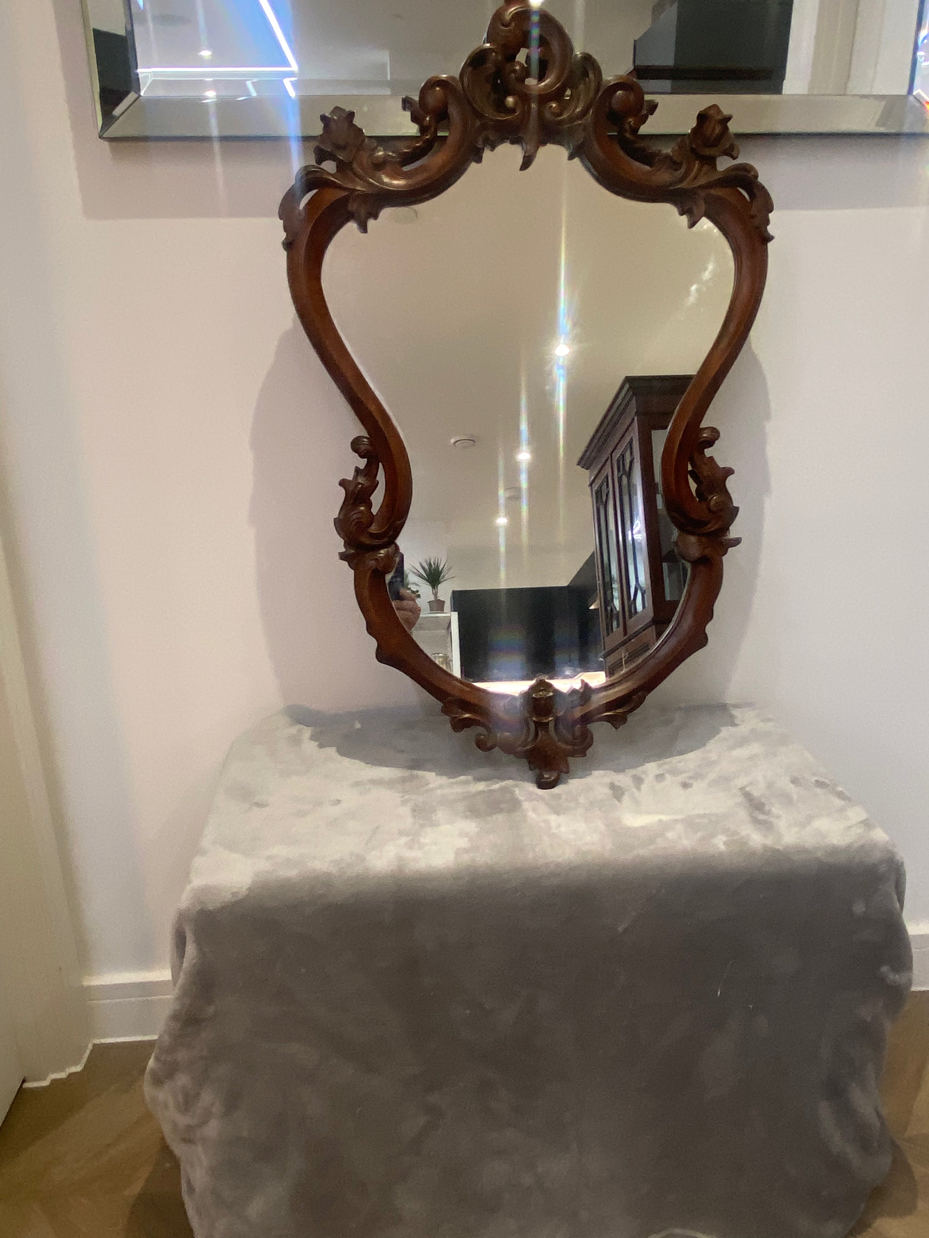 Mahogany Surround Mirror