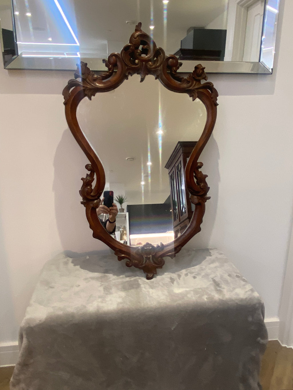 Mahogany Surround Mirror