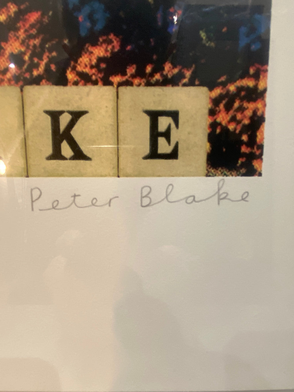 "Vintage Blake" — Original Signed Print by Peter Blake