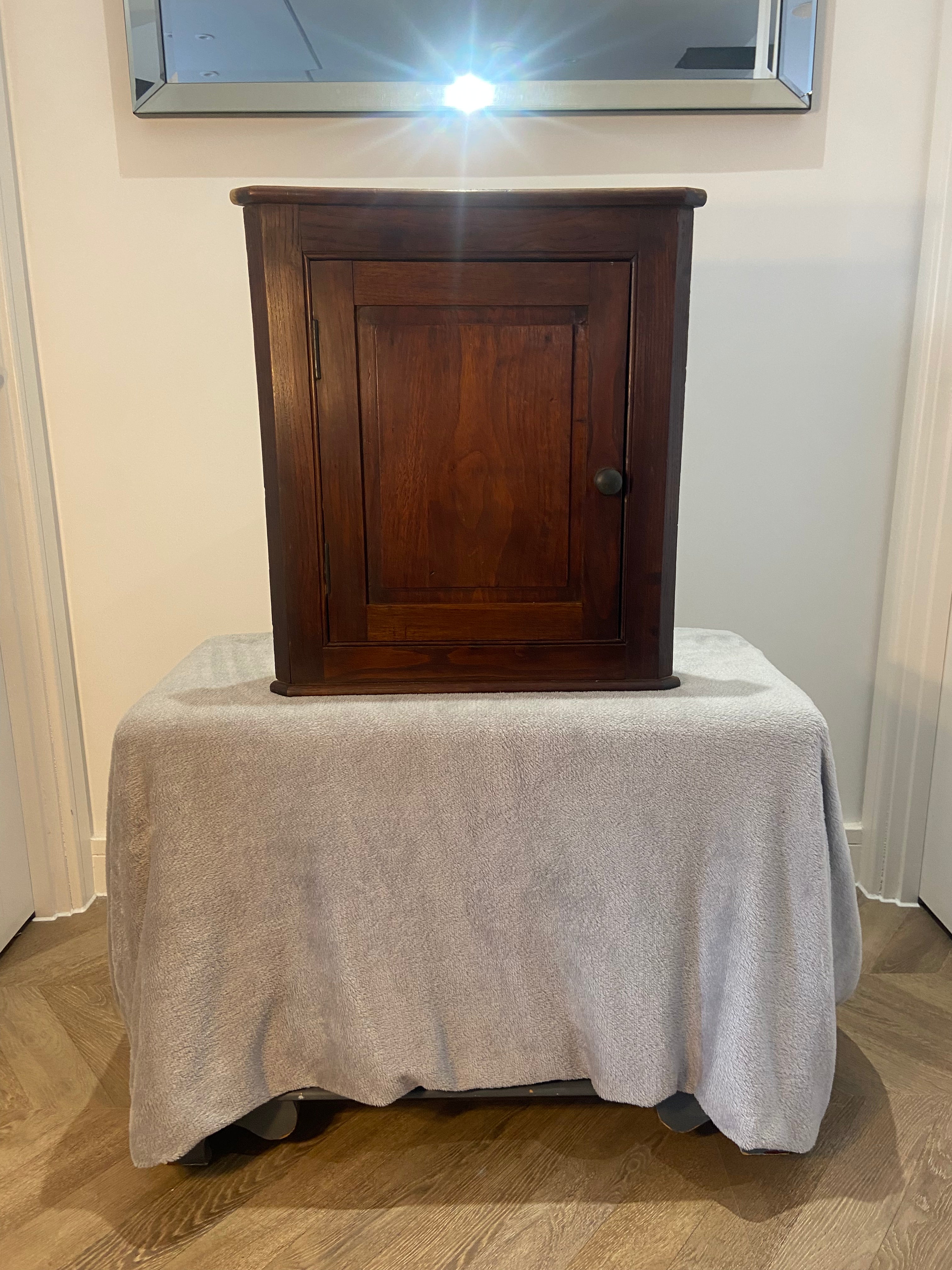 Small Antique Corner Cabinet